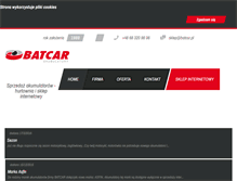 Tablet Screenshot of batcar.pl